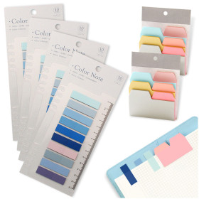 Kalevel Index Tabs Self Adhesive File Tabs Flags Colored Page Markers Sticky Note Book Markers FlagsTransparent for Books Notebooks