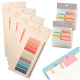 Kalevel Index Tabs Self Adhesive File Tabs Flags Colored Page Markers Sticky Note Book Markers FlagsTransparent for Books Notebooks