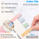 Kalevel 196 Pcs Ring Binder Clear Loose Leaf Notebook Refillable Planner Binder Cover with Paper Accessories Translucent Premium for Student