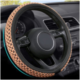 Kalevel Steering Wheel Cover Leather Grip Steering Wheel Cover Cute Car Accessories Protector Odorless Breathable for Pickups Truck