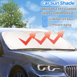 Kalevel Car Windshield Sun Shade Reflective Front Window Shade UV Ray Protector Accessories Cool Design Universal for Suv Truck