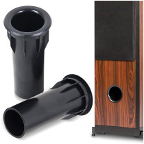Kalevel Speaker Box Bass Port Tube Subwoofer Box Port Tube Bass Reflex Speaker Parts Replacement Accessories for Speaker Box Car 2 Pcs