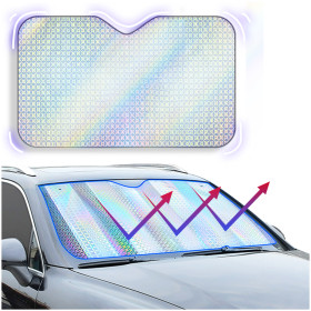Kalevel Car Windshield Sun Shade Reflective Front Window Shade Foldable Car Sun Shield Protector Thicken 5 Layer for Suv Truck