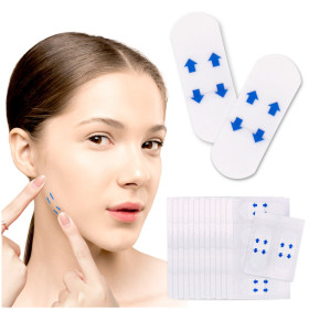 Kalevel Face Lift Tape Invisible Skin Lifting Tape Instant Face Lifting Tape Clear Wrinkle Patches for V-line Face Makeup Double Chin
