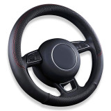 Kalevel Steering Wheel Cover Leather Grip Steering Wheel Cover Universal Car Interior Accessories Aesthetic Non Slip for Suv Truck