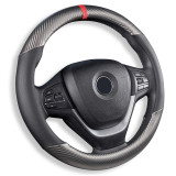 Kalevel Steering Wheel Cover Leather Grip Steering Wheel Cover Universal Car Interior Accessories Aesthetic 15 Inch for Pickups