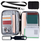 Kalevel 4 Pcs Large Passport Holder Family RFID Blocking Waterproof Passport Wallet Protector Travel Document Organizer and Vaccine Card Holder Combo