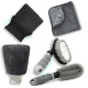 Kalevel 5 Pcs Car Detailing Brush Interior Car Cleaning Tools Exterior Car Wheel Brush Rim Tire Brush Wash Mitt Towel Set Microfiber for Vents