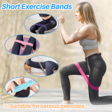 Kalevel Resistances Band Latex Exercise Loop Bands Elastic Stretching Yoga Strap Skin Friendly Durable Set for Working Out Training