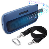 Kalevel Silicone Carrying Case Portable Speaker Case Cover Bluetooth Speaker Accessories Scratch Resistant for Bose Soundlink Flex