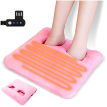 Kalevel Foot Warmer Electric Foot and Leg Warmer Soft Foot Heating Pad Washable Heating Foot Warmer for Office Women Men Arthritis