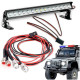 Kalevel 139.3mm RC LED Light Bar Roof RC LED Lamp Bright 8 Light Modes with LED Tail Light Headlight Set for 1/8 1/10 Scale RC Car Truck