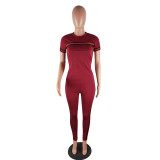 Women Short Sleeve Sport Sets