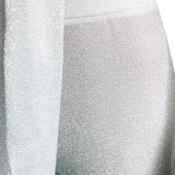 Women stretch shinning sets