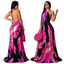 Digital print women dress