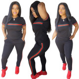 Women Short Sleeve Sport Sets