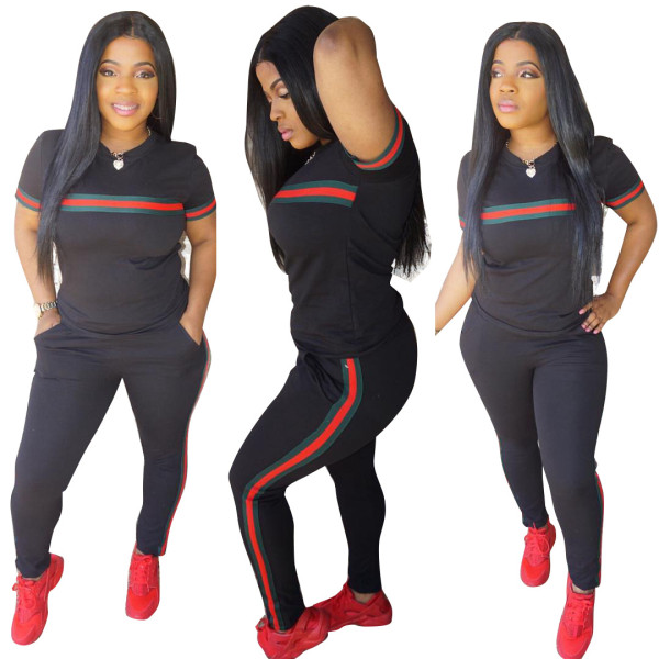 Women Short Sleeve Sport Sets