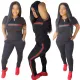 Women Short Sleeve Sport Sets