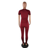 Women Short Sleeve Sport Sets