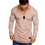 Men's fashion solid T-shirt
