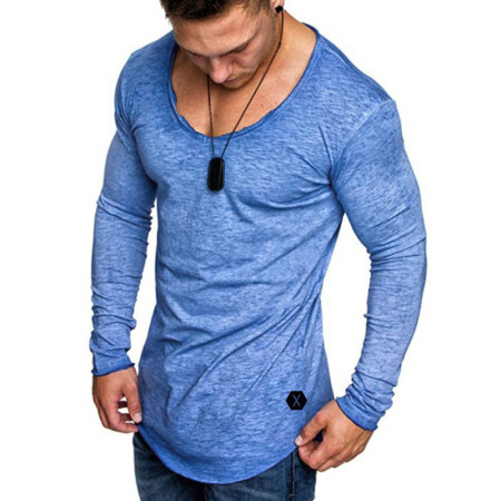 Men's fashion solid T-shirt