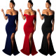 Sexy strapless dress