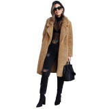Women winter fur outcoat