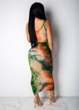 Women paint dress