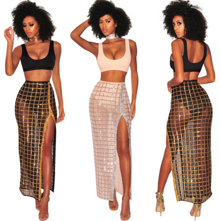 Women sequin dress set
