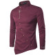 Mens uneven fashion Shirts