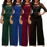 Women lace Jump suit