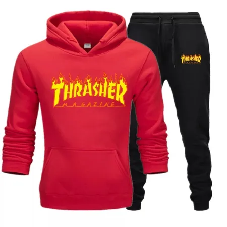 Men's Hot THRESHER sweatshirt set