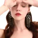  Original Design Crystal Gril's Tassels Earrings