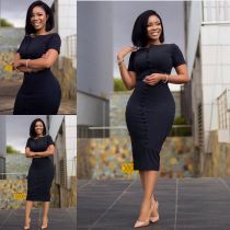 Women one piece office elegant dress ATR013