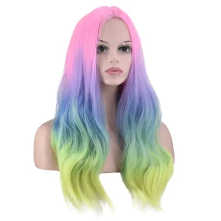 New Long Colorful Wigs for Girls