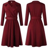 Women one piece office elegant SUIT dress ATR022