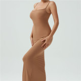 Modal camisole bodycon dress, quick-drying, moisture-wicking, breathable, a lady's formal dress or sundress.