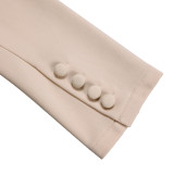 Women's new fashion temperament elegant OL flanged long sleeve top wide leg trouser suit ML3315