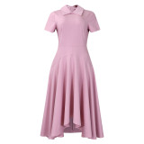 Women's summer fashion high-waisted banquet full-skirted elegant evening dress  ATR514