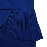 Foreign trade women's new fashion ol Tongle slim temperament elegant hip dress  ML3312