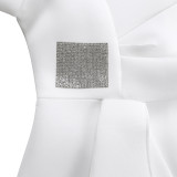 New style, fashionable, elegant, lace edge, pure color, body-hugging dress  ML3310