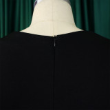 Foreign trade women's new fashion ol Tongle slim temperament elegant hip dress  ML3312