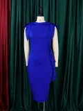 Women's temperament tight sexy red mid-length dress dress ATR 3325