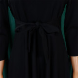 Women's spring and summer new fashion temperament with plus size long skirt foreign trade dress  ML3171