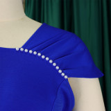 Foreign trade new style temperament high-waisted pencil skirt dress with sequins ATR564