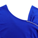 Foreign trade new style temperament high-waisted pencil skirt dress with sequins ATR564