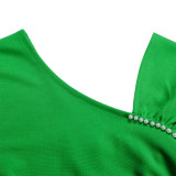 Foreign trade new style temperament high-waisted pencil skirt dress with sequins ATR564