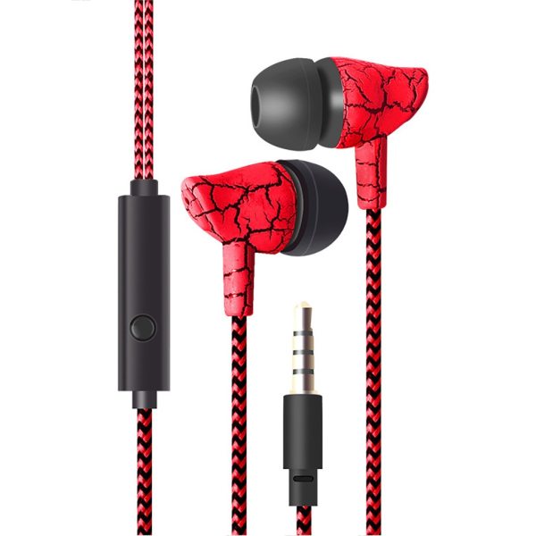 Wired Earphone Noise Isolating in ear 3.5mm Crack Earphone With Mic Handsfree Headset For MP3 MP4 fone de ouvido ecouteurs #0