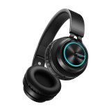 Rose Gold Wireless Headphones with Microphone Over Ear Stereo Headset Bass Big Earphone for PC Laptop Android Phone, for a Gift