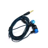 NEW Earphone Noise Isolating Wired Earphones Jack Standard Reflective Cloth Line In-ear Earbuds without Mic New Year gift